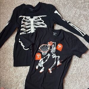 2 Boys XL Halloween tees